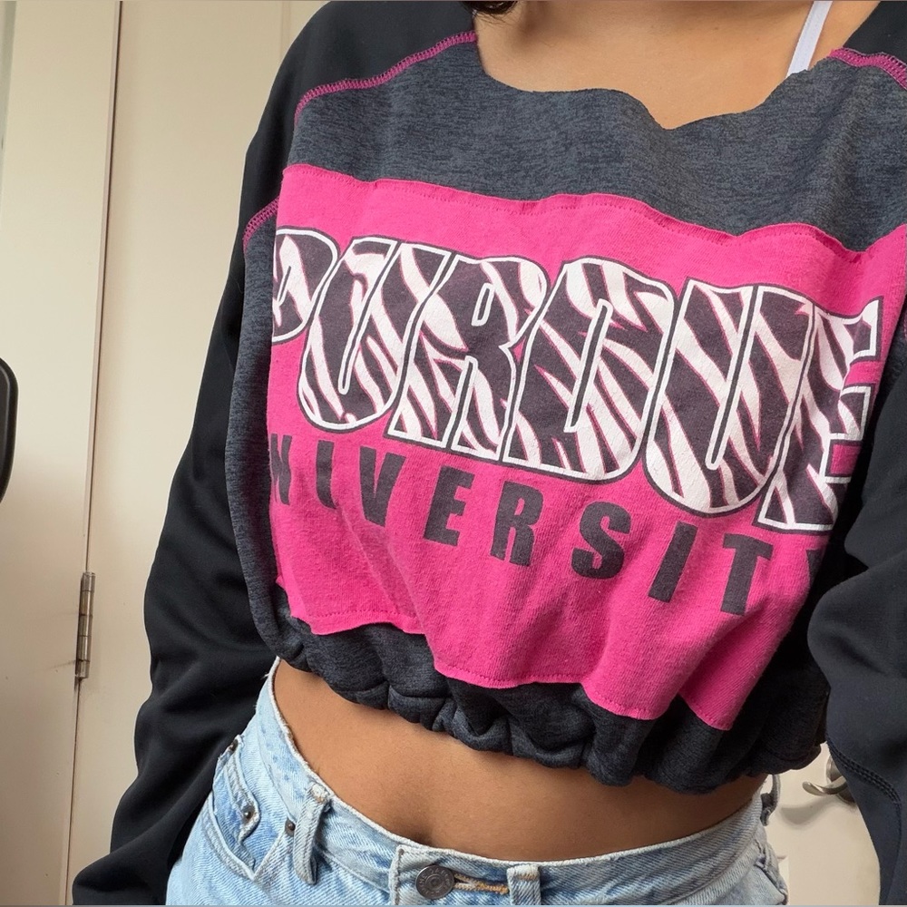 Purdue Cropped Sweatshirt
